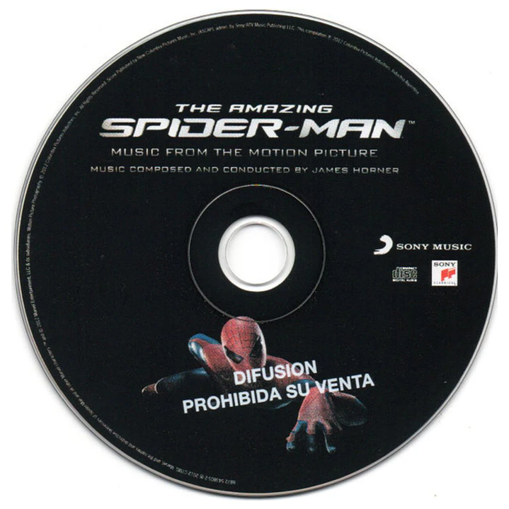 THE AMAZING SPIDER-MAN - JAMES HORNER (OST) / CD 3