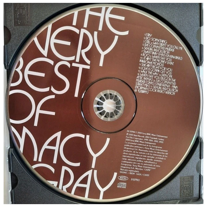 MACY GRAY - THE VERY BEST OF MACY GRAY / CD USADO 3