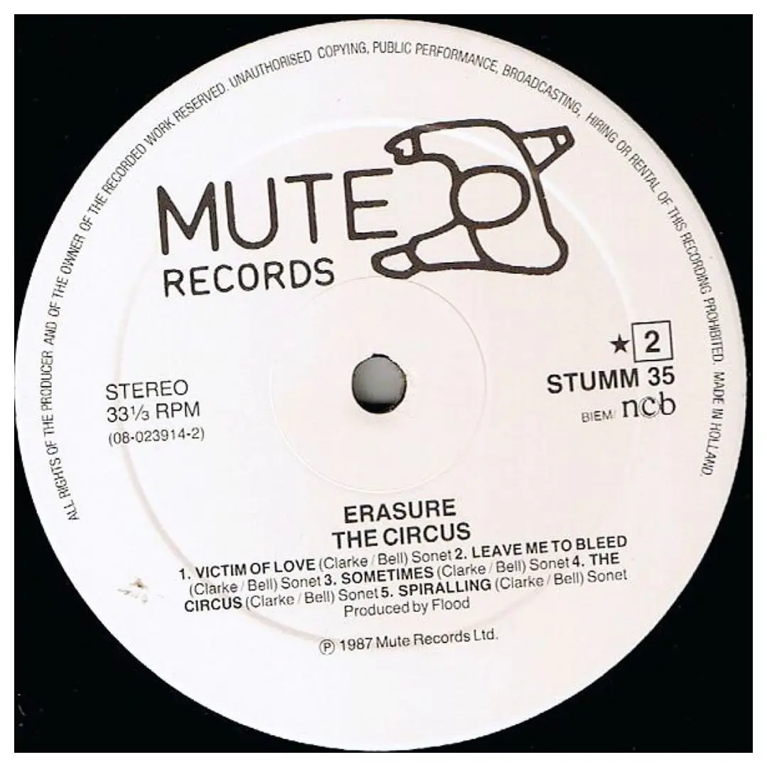 ERASURE - THE CIRCUS / VINILO USADO 7