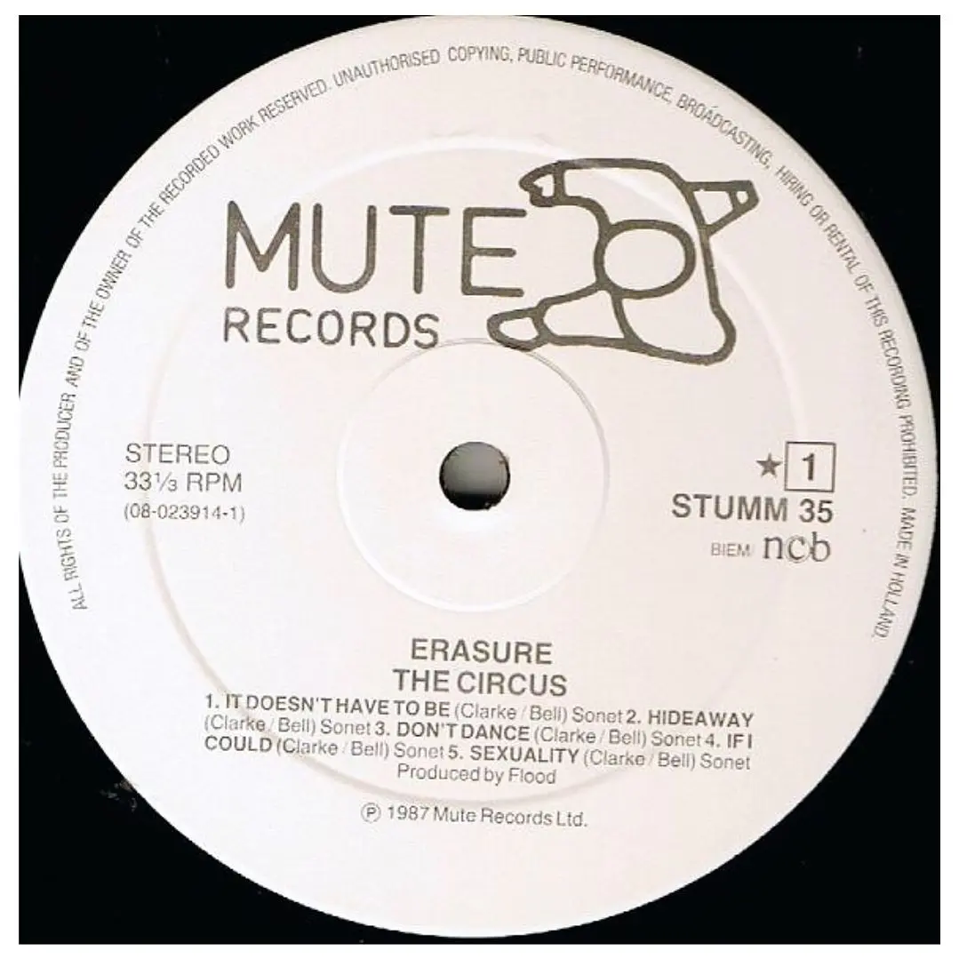 ERASURE - THE CIRCUS / VINILO USADO 6