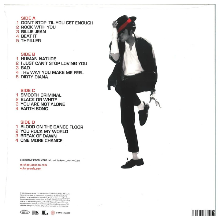 MICHAEL JACKSON - NUMBER ONES (2LP) RED VINYL) / VINILO  2