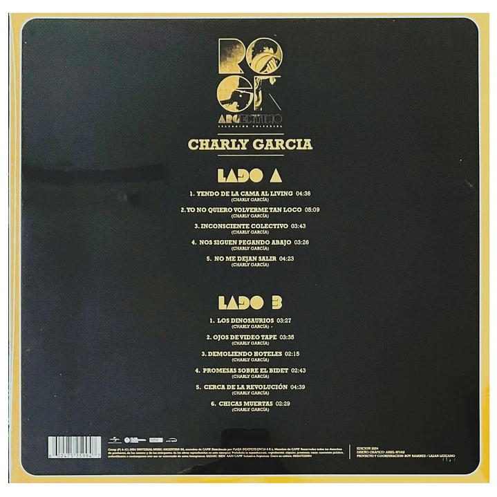 CHARLY GARCIA - ROCK ARGENTINO / VINILO 2
