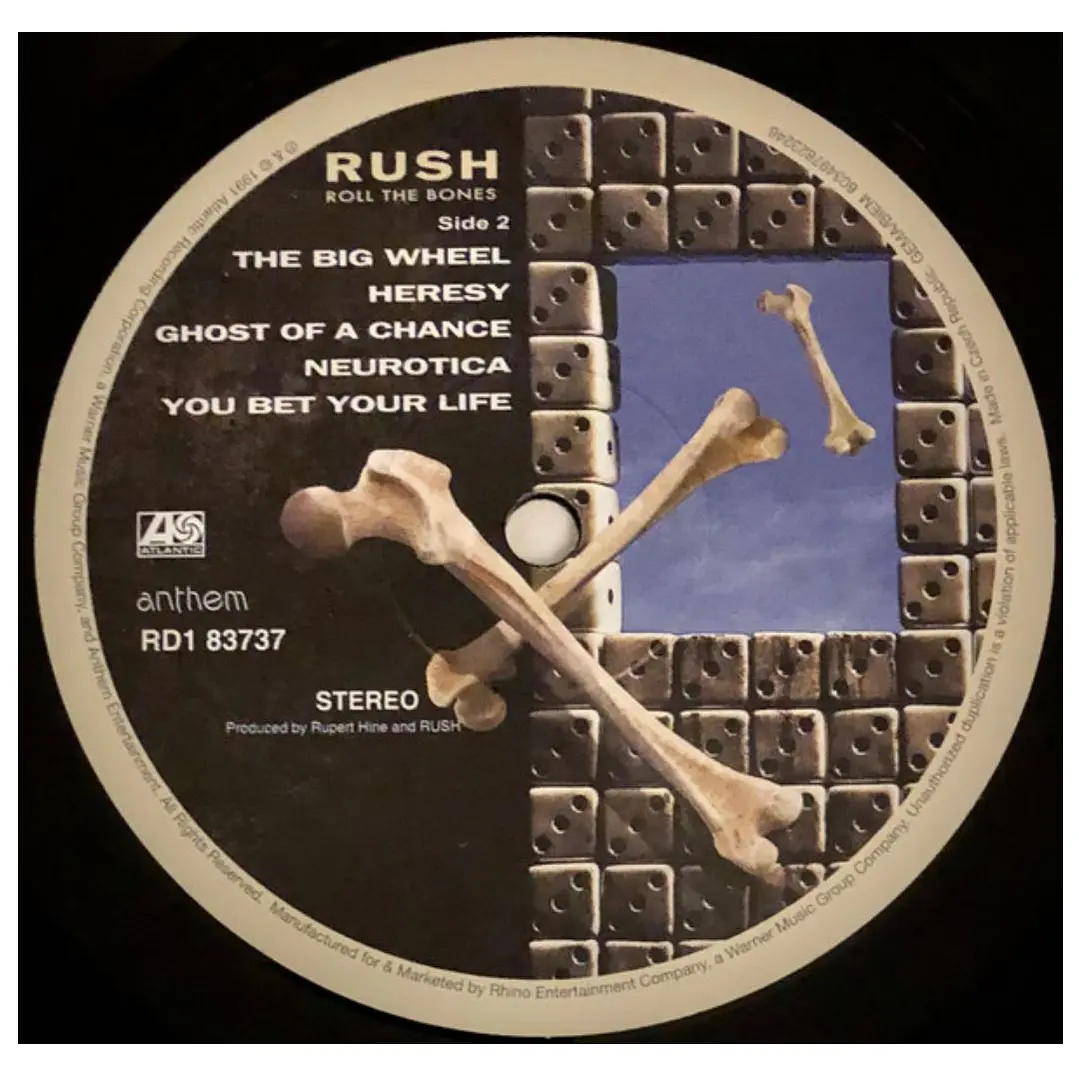 RUSH - ROLL THE BONES / VINILO 6