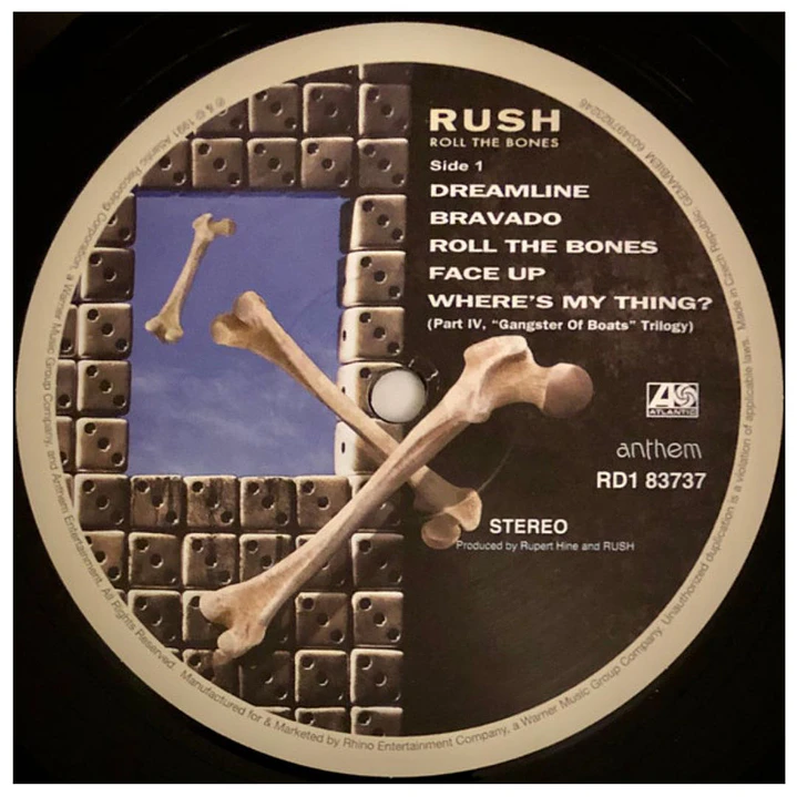 RUSH - ROLL THE BONES / VINILO 7