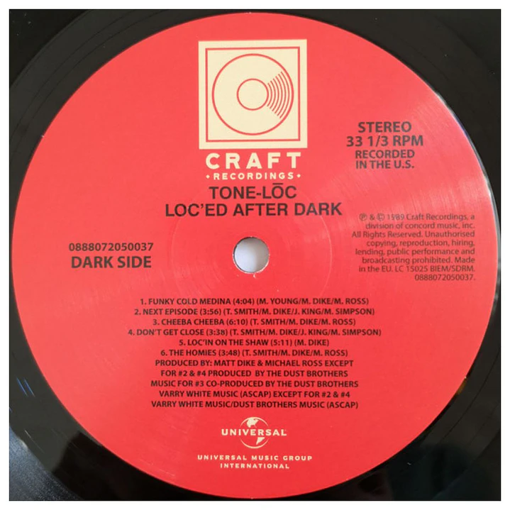 TONE-LOC - LOC-ED AFTER DARK / VINILO 4