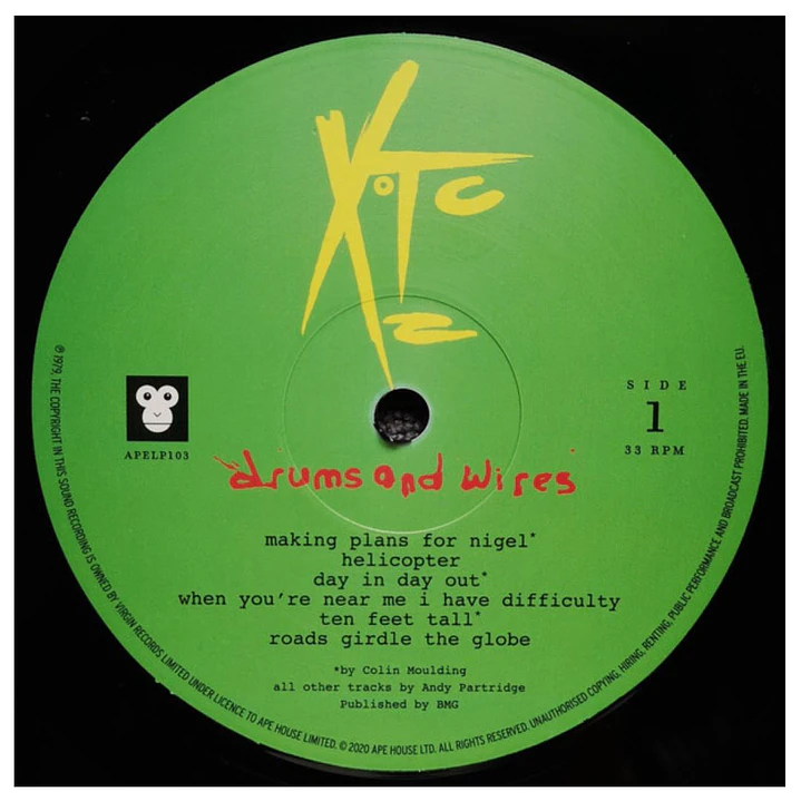 XTC - DRUMS AND WIRES / VINILO  3