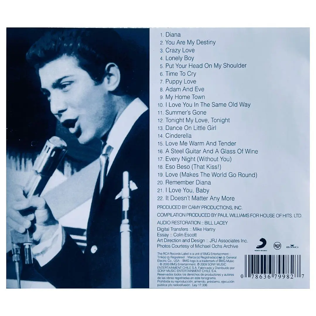 PAUL ANKA - THE VERY BEST OF PAUL ANKA / CD USADO 2