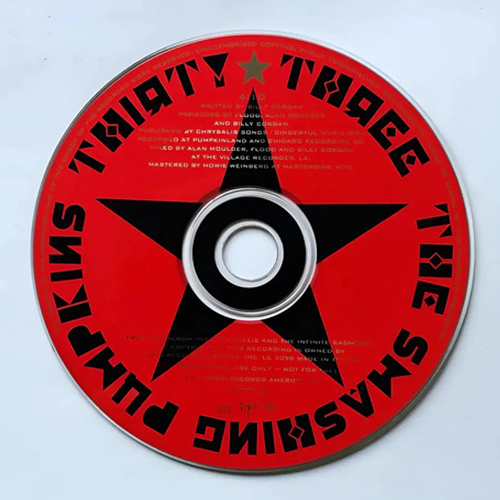 SMASHING PUMPKINS - THIRTY THREE / CD SINGLE USADO 2
