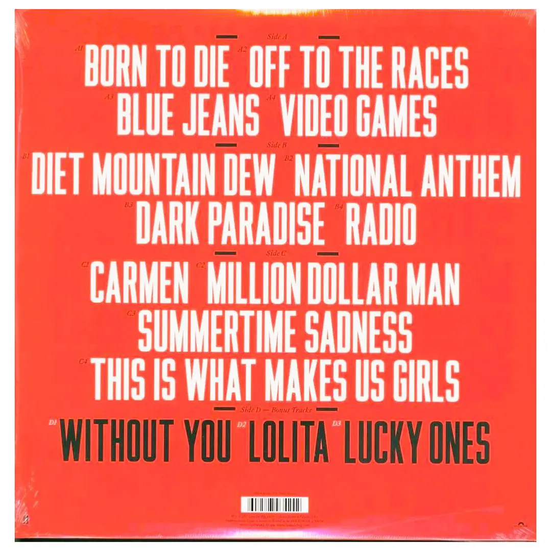 LANA DEL REY - BORN TO DIE (2LP) / VINILO 2