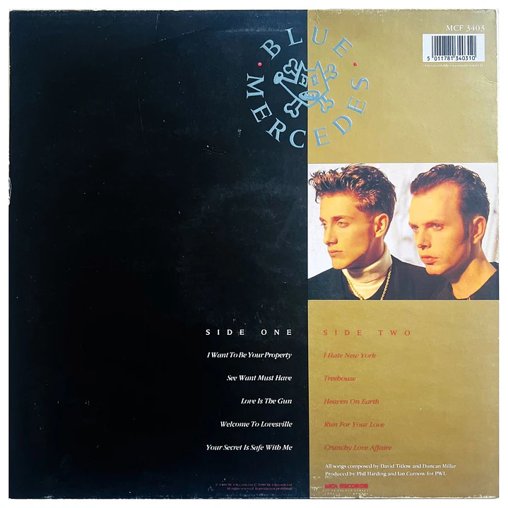 BLUE MERCEDES - RICH AND FAMOUS / VINILO USADO 2