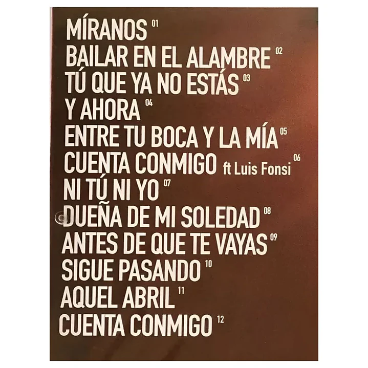 ALEX UBAGO - CANCIONES IMPUNTUALES / CD 3