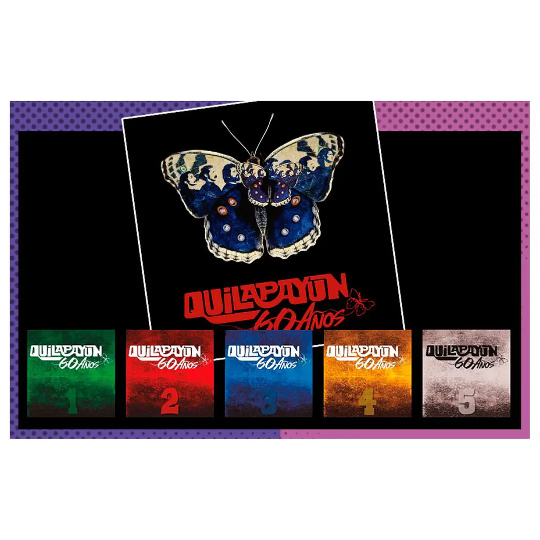 QUILAPAYUN - 60 AÑOS (BOX SET 5LP) / VINILO  6