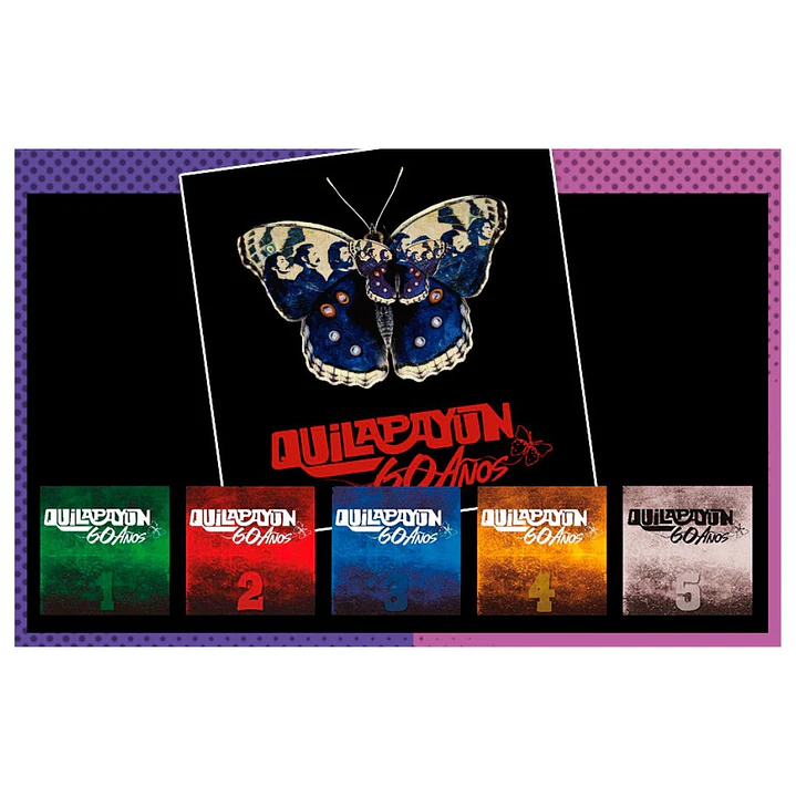 QUILAPAYUN - 60 AÑOS (BOX SET 5LP) / VINILO  6