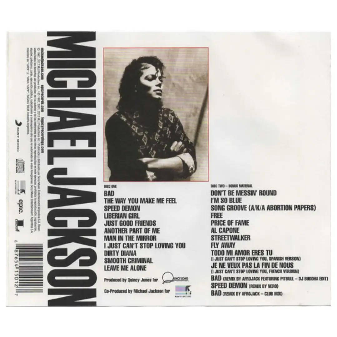 MICHAEL JACKSON - BAD 25 (2CD) / CD USADO 2