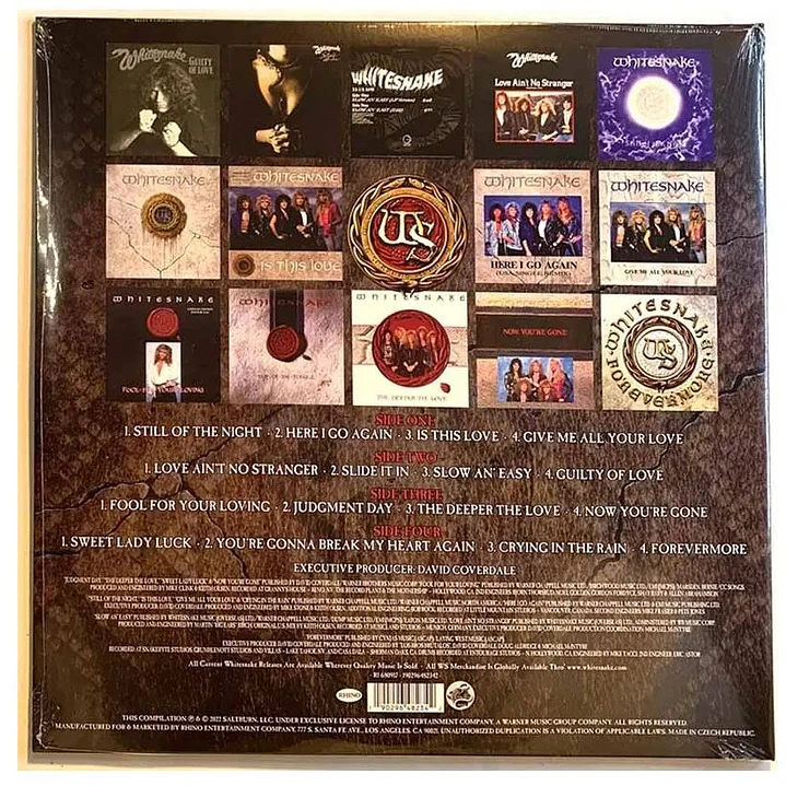 WHITESNAKE - GREATEST HITS (2LP) / VINILO 2