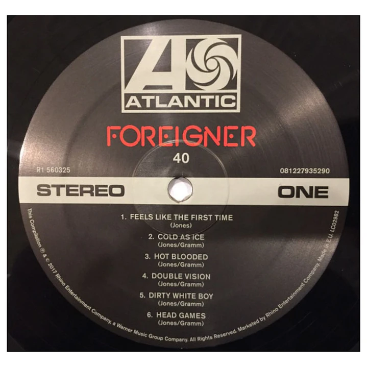 FOREIGNER - 40 (2LP) / VINILO 7