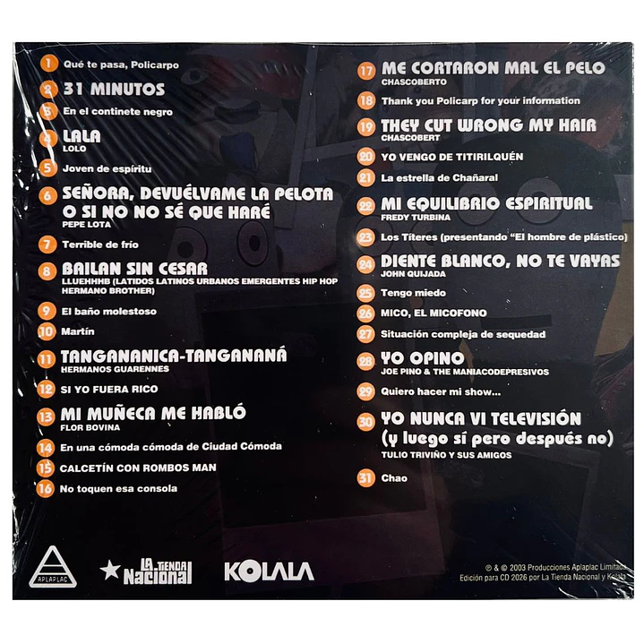 31 MINUTOS - 31 MINUTOS (DIGIPACK) / CD  2