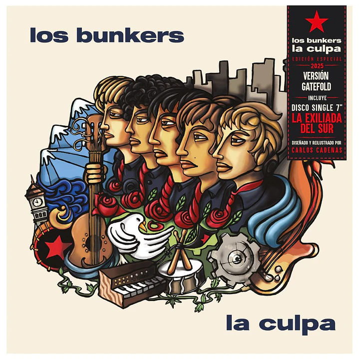 LOS BUNKERS - LA CULPA (EDICION ESPECIAL) (LP+7