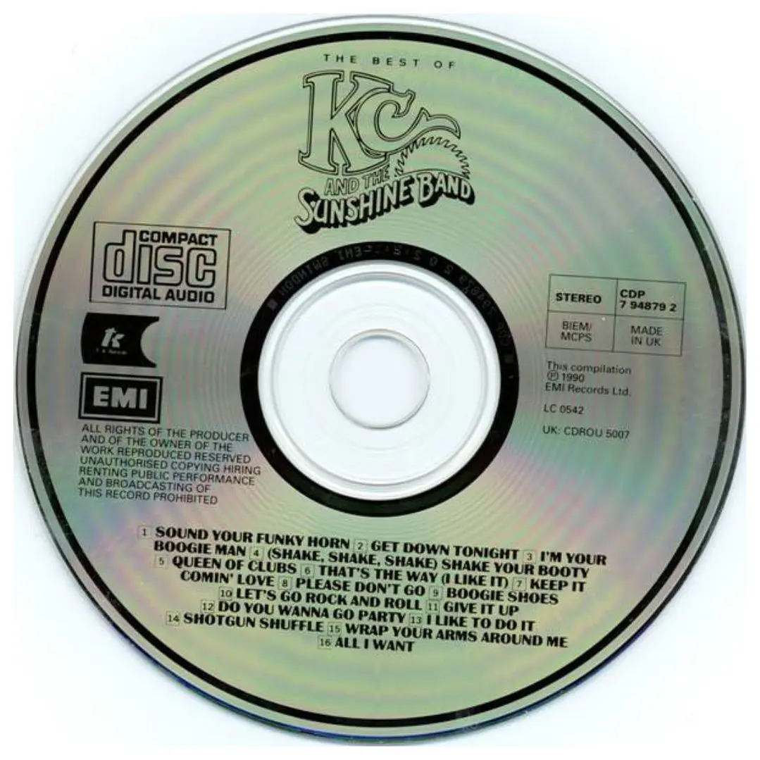 KC & THE SUNSHINE BAND - THE BEST OF (UK 1990) / CD USADO 3