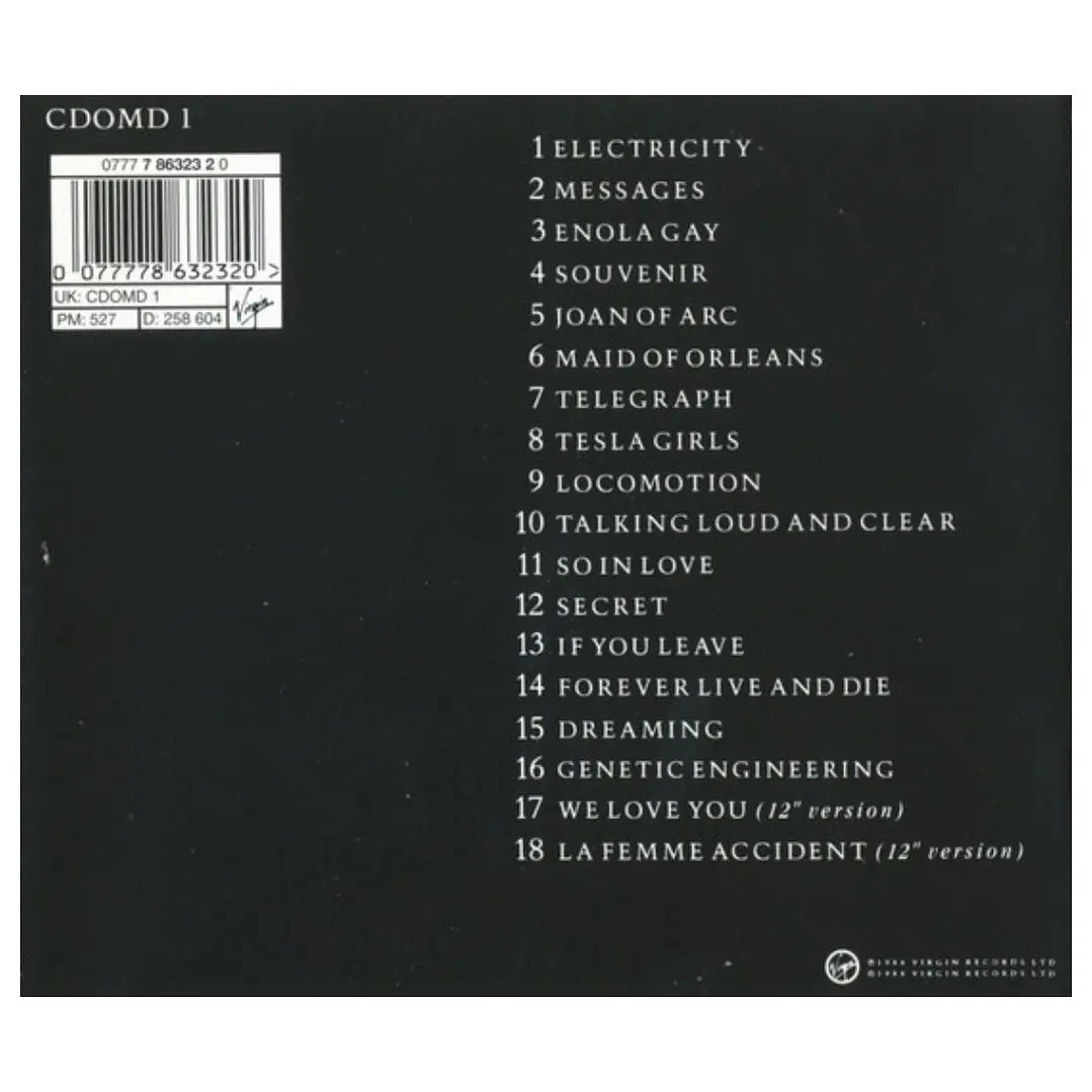 ORCHESTRAL MANOEUVRES IN THE DARK - THE BEST OF / CD USADO 2