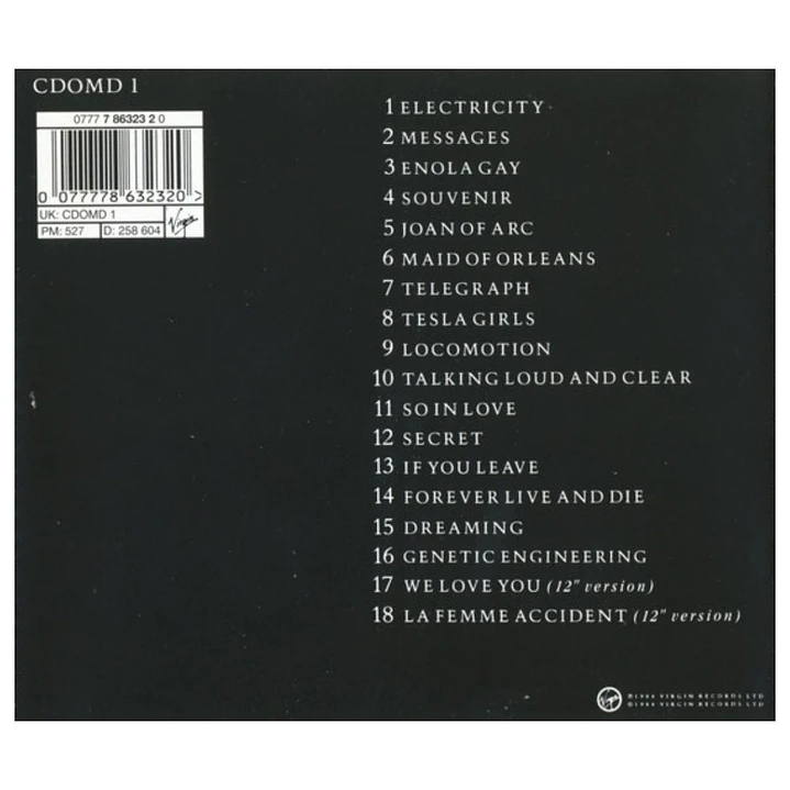 ORCHESTRAL MANOEUVRES IN THE DARK - THE BEST OF / CD USADO 2