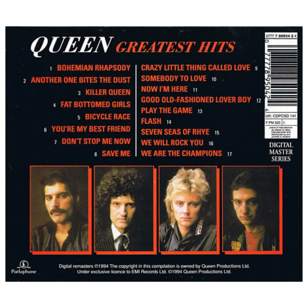 QUEEN - GREATEST HITS / CD USADO 2