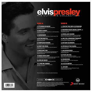 ELVIS PRESLEY - HIS ULTIMATE COLLECTION / VINILO