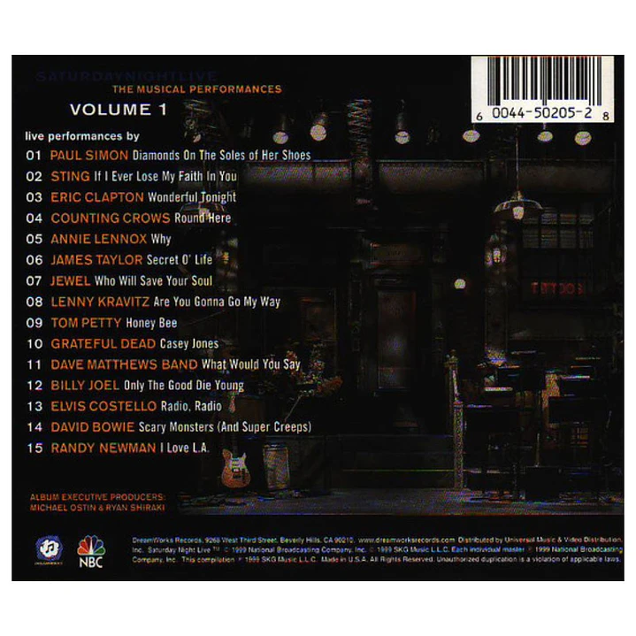SNL25 - SATURDAY NIGHT LIVE VOLUME 1 - VARIOS ARTISTAS / CD USADO 2