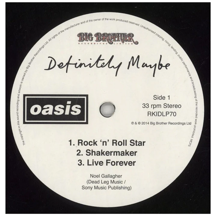 OASIS - DEFINITELY MAYBE (2LP) / VINILO  7