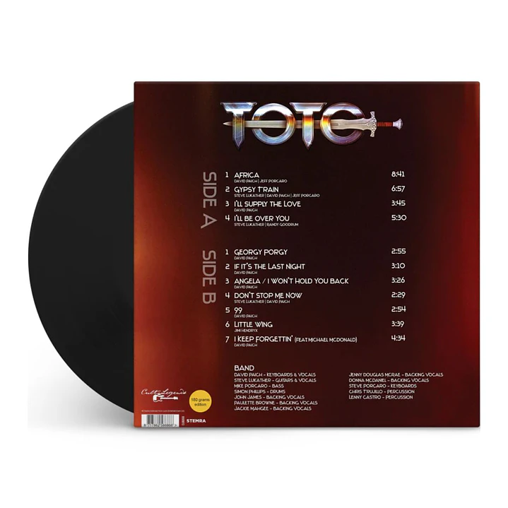 TOTO - BLESS THE RAIN 1992 (LIVE) / VINILO 4