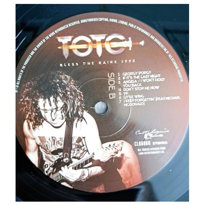 TOTO - BLESS THE RAIN 1992 (LIVE) / VINILO 6