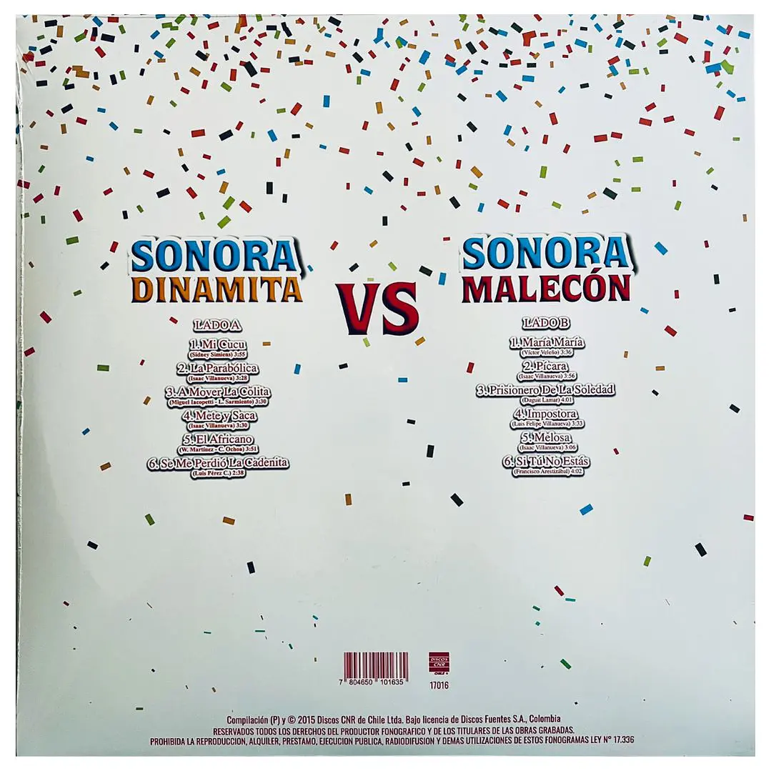 SONORA DINAMITA Y SONORA MALECON - GRANDES EXITOS / VINILO 2