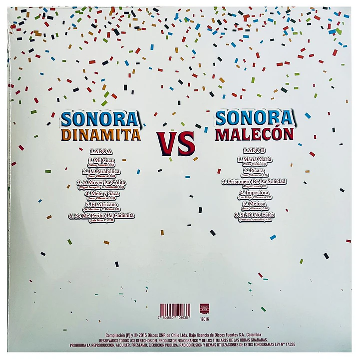 SONORA DINAMITA Y SONORA MALECON - GRANDES EXITOS / VINILO 2