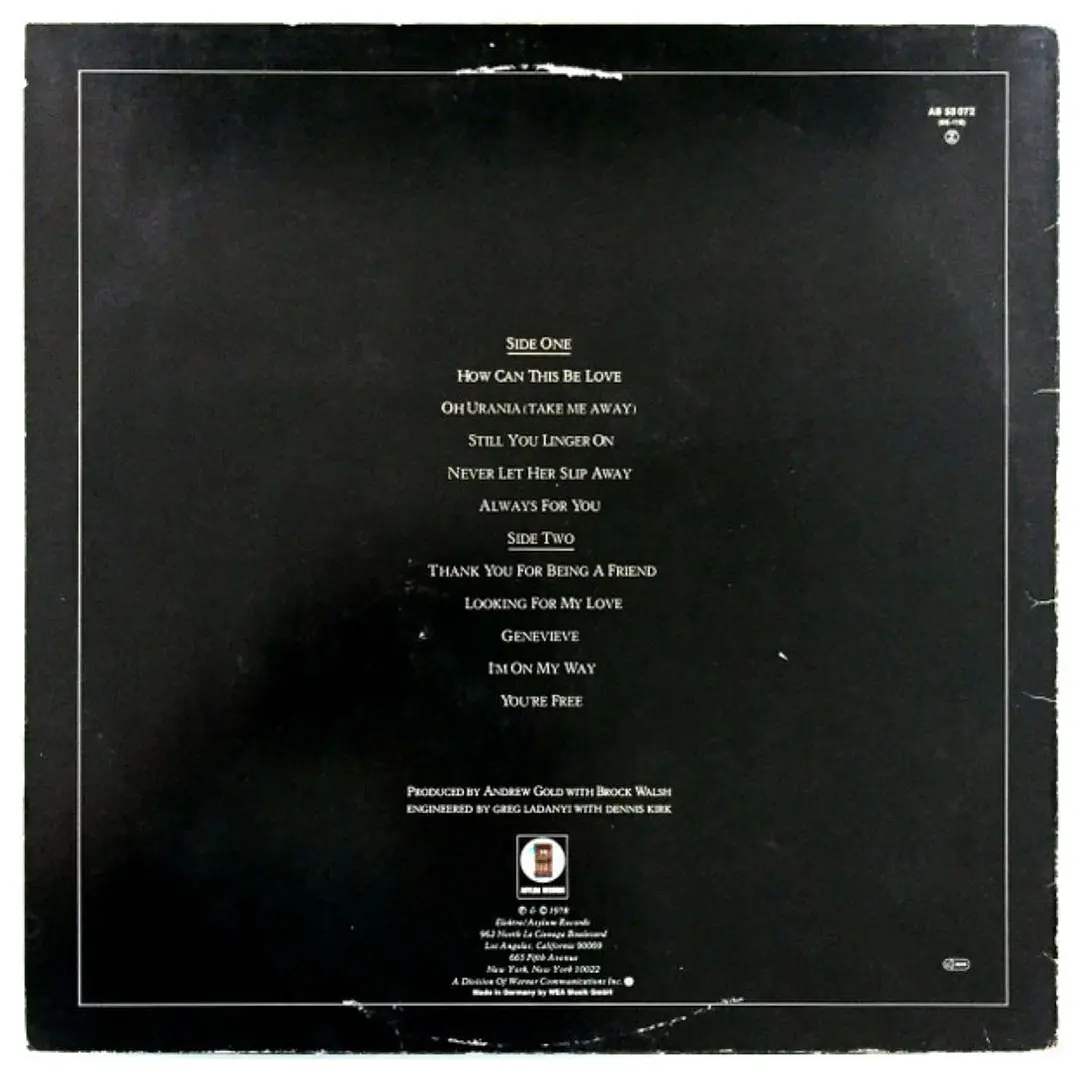 ANDREW GOLD - ALL THIS AND HEAVEN TOO / VINILO USADO 2