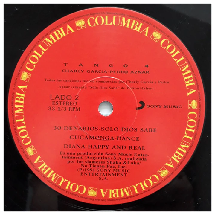 CHARLY GARCIA & PEDRO AZNAR - TANGO 4 / VINILO 7