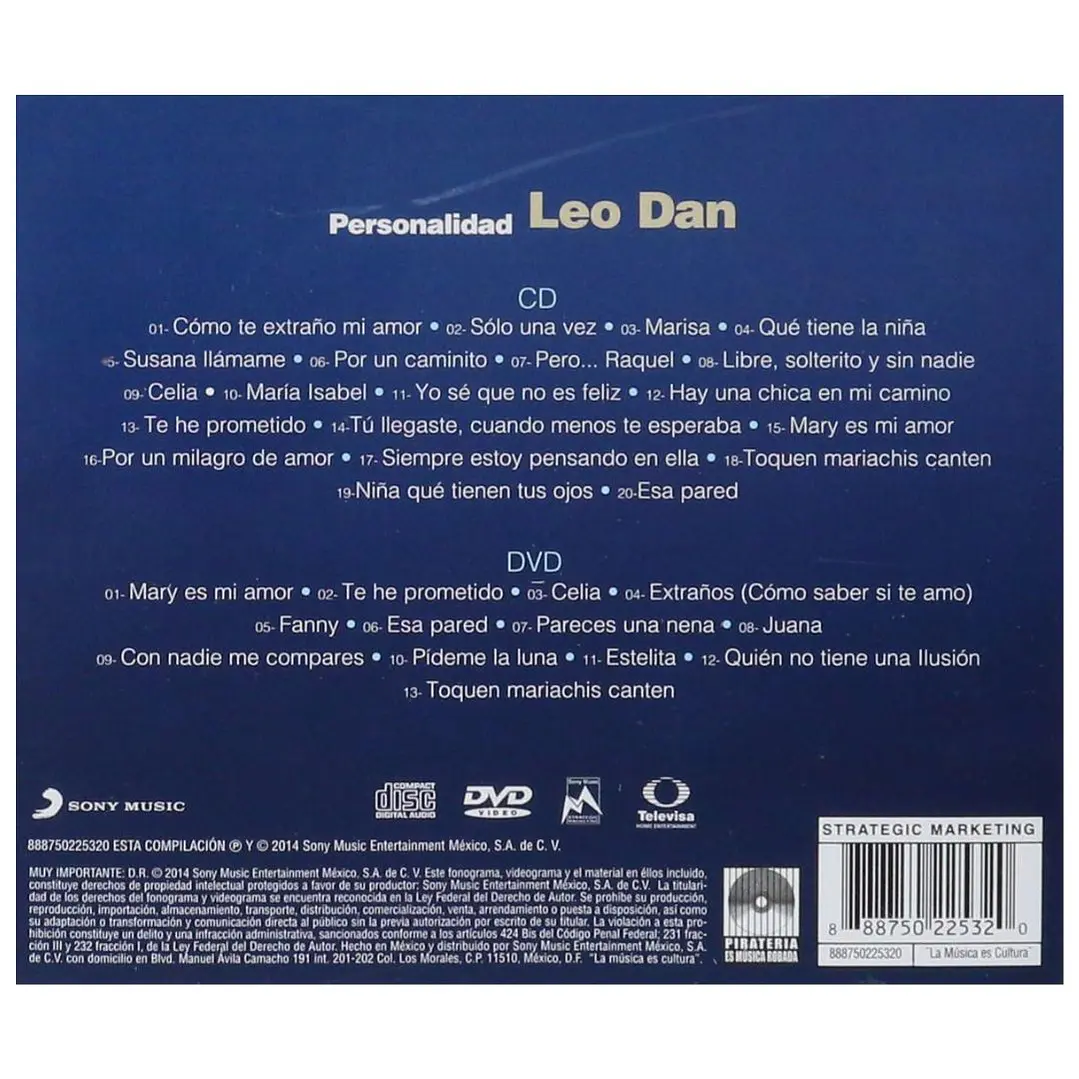 LEO DAN - PERSONALIDAD: TODOS SUS EXITOS (CD+DVD) / CD 2
