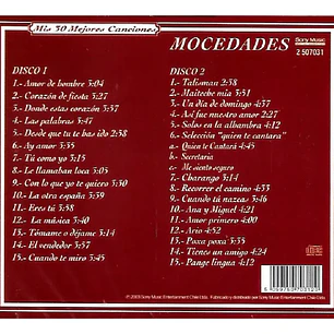 MOCEDADES - MIS 30 MEJORES CANCIONES (2CD) / CD