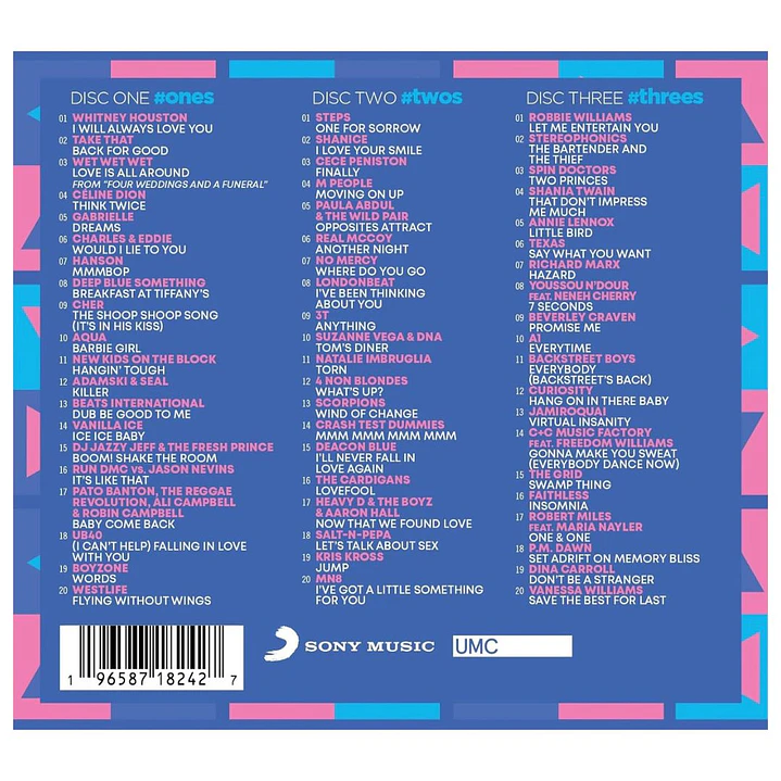 1 2 3 THE 90S - VARIOUS (3CD) / CD 2