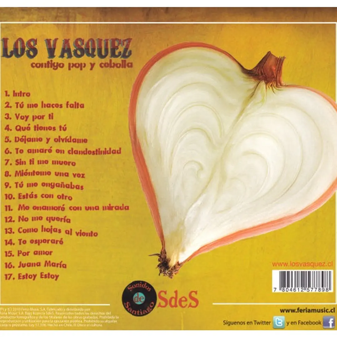 LOS VASQUEZ - CONTIGO POP Y CEBOLLA / CD 2