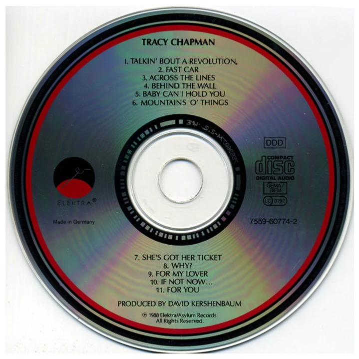 TRACY CHAPMAN - TRACY CHAPMAN / CD 3