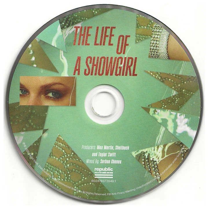 TAYLOR SWIFT - THE LIFE OF A SHOWGIRL / CD 3