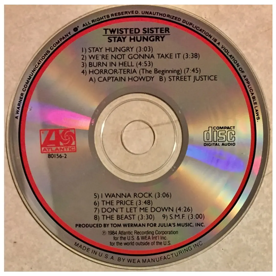 TWISTED SISTER - STAY HUNGRY / CD 3