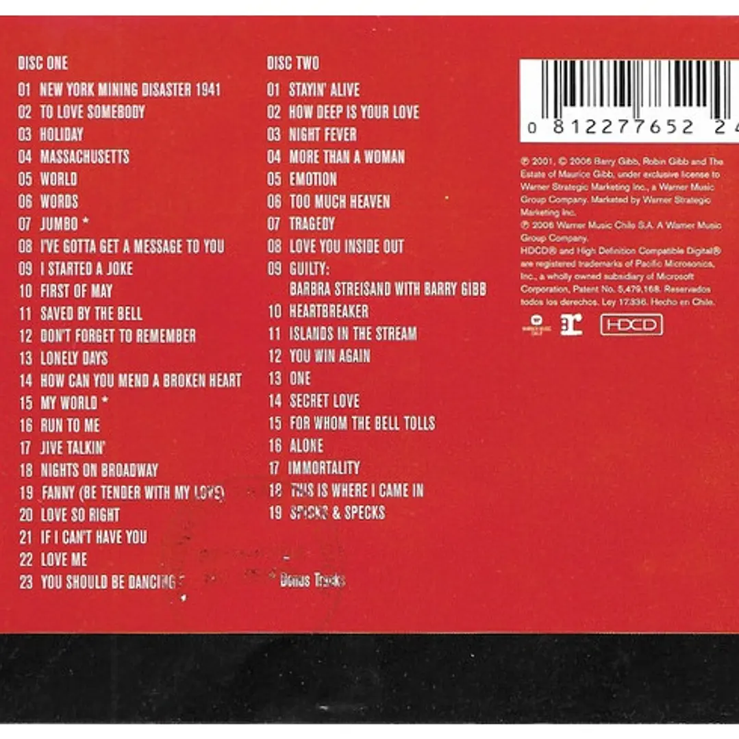 BEE GEES - THEIR GREATEST HITS: THE RECORD / CD 2