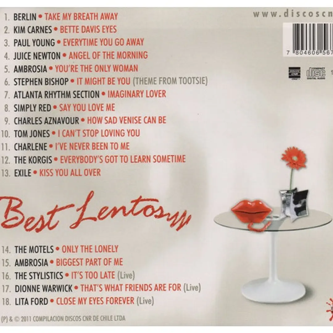 BEST LENTOS - VARIOUS / CD 2