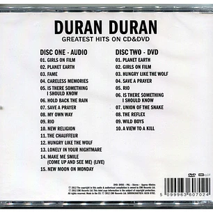 DURAN DURAN - GREATEST HITS ON (CD+DVD) / CD