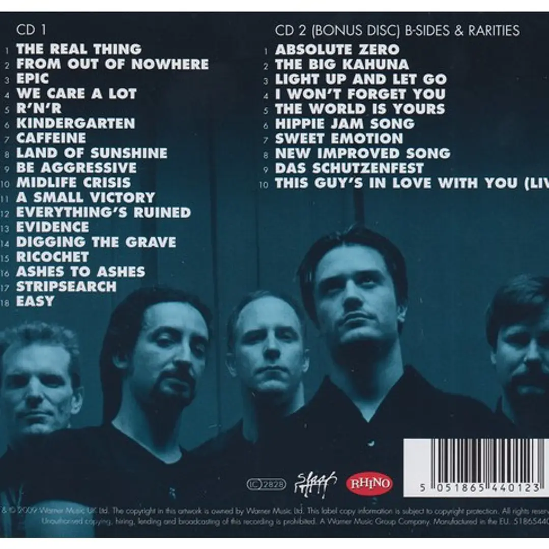 FAITH NO MORE - THE VERY BEST DEFINITIVE ULTIMATE GREATEST HITS COLLECTION / CD 2
