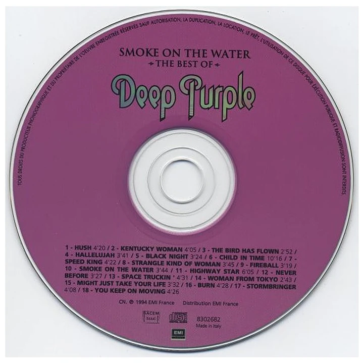DEEP PURPLE - SMOKE ON THE WATER - THE BEST OF - / CD 3