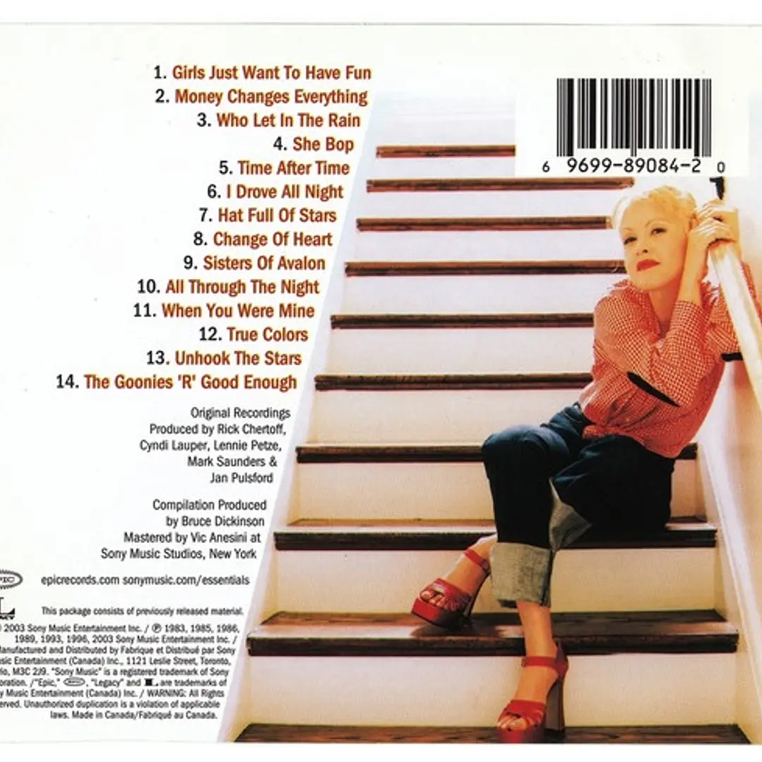 CYNDI LAUPER - THE ESSENTIAL CYNDI LAUPER / CD 4