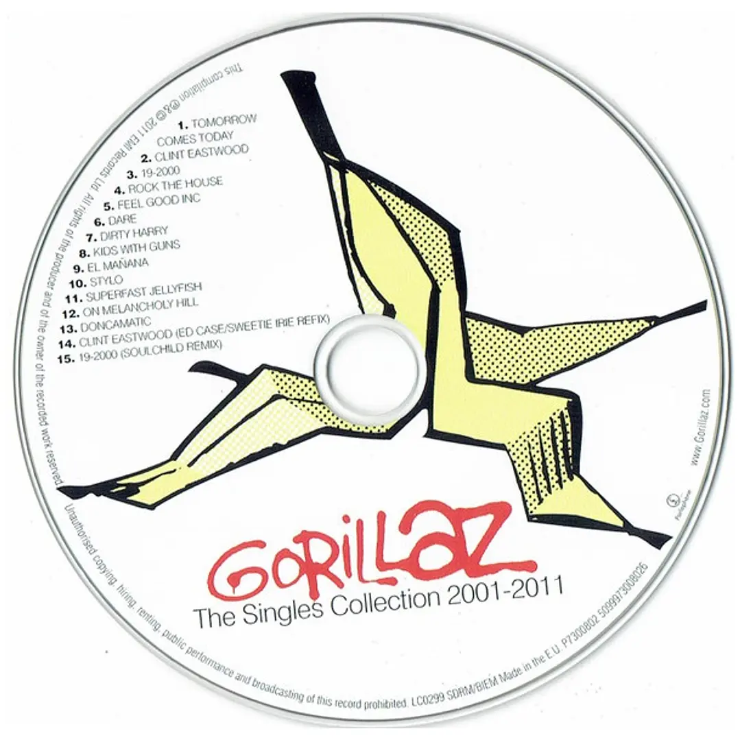 GORILLAZ - THE SINGLES COLLECTION 2001-2011 / CD 3