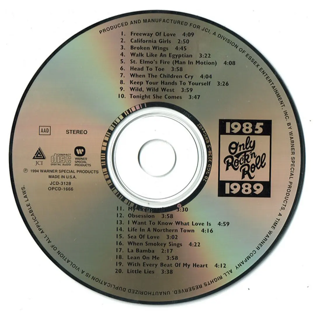 ONLY ROCK 'N' ROLL 1985-1989 - VARIOUS / CD 2